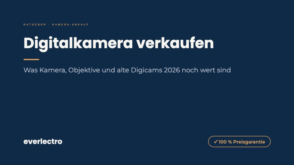 everlectro Ratgeber-Cover: Digitalkamera verkaufen