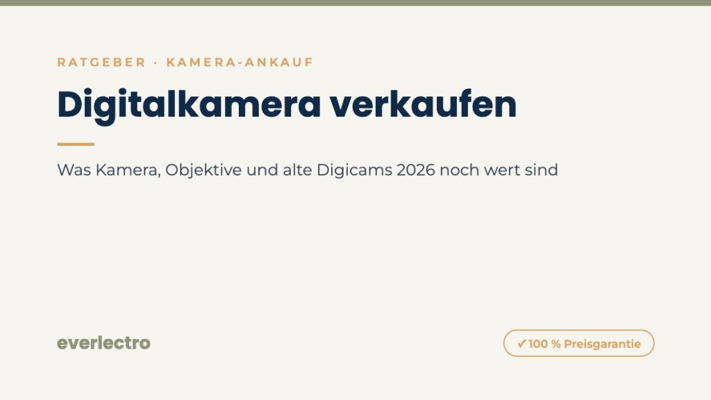 everlectro Ratgeber-Cover: Digitalkamera verkaufen
