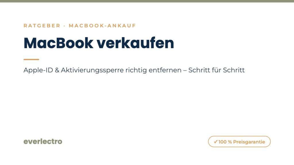 everlectro Ratgeber-Cover: MacBook verkaufen