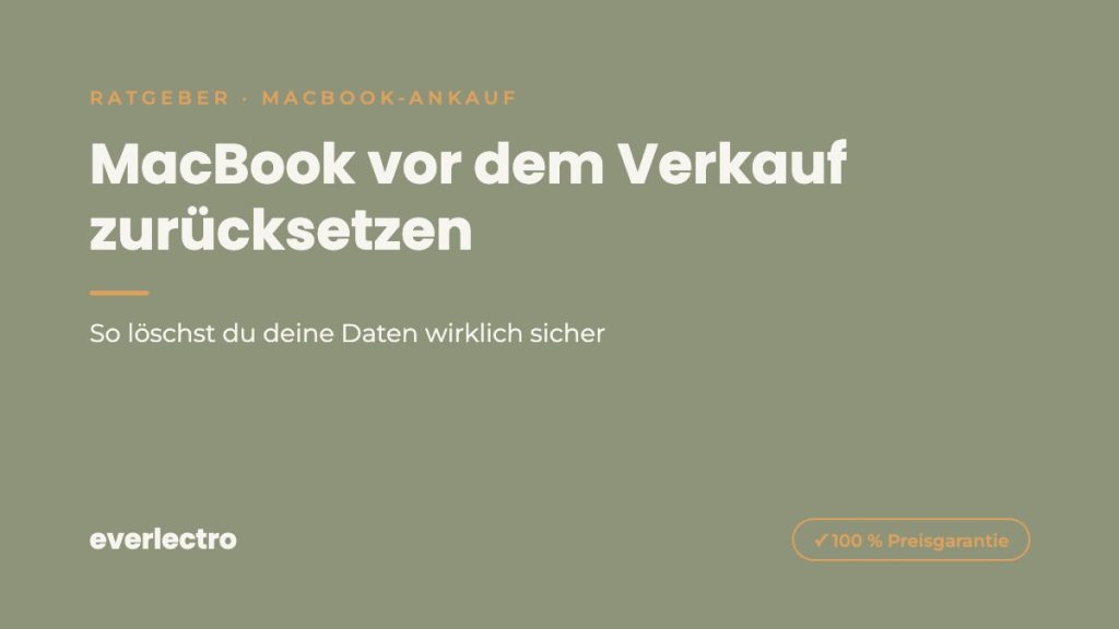 everlectro Ratgeber-Cover: MacBook vor dem Verkauf zurücksetzen